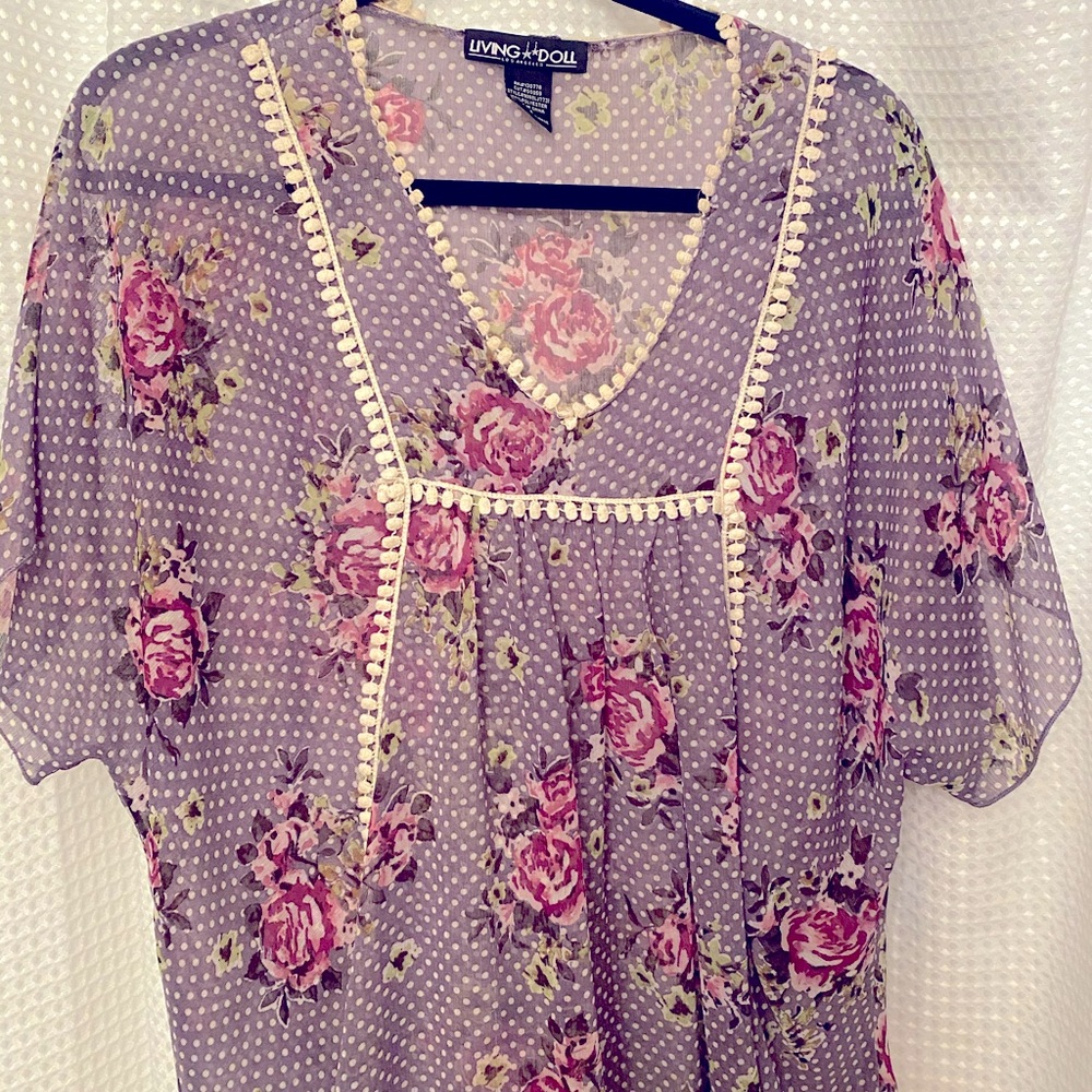 Living Doll baby doll top